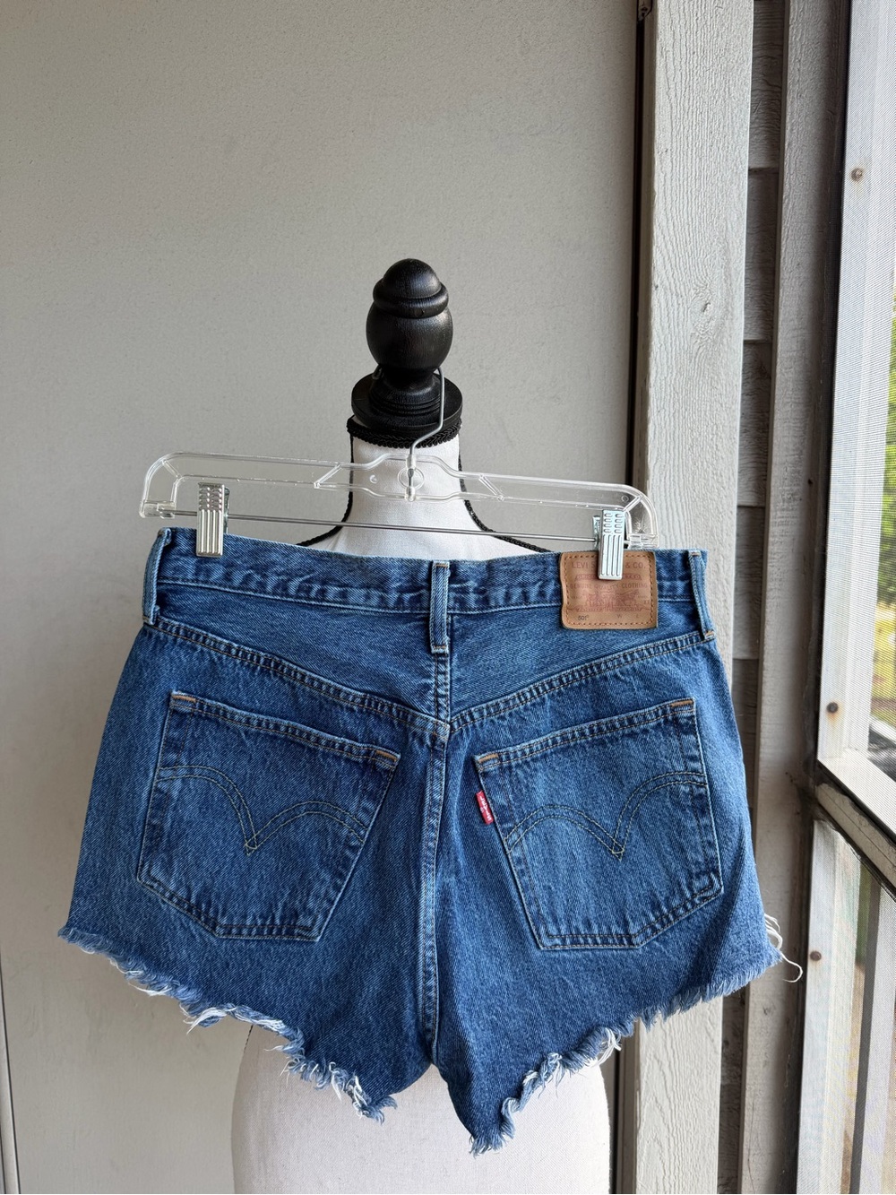 4 Pairs of Denim Distressed Shorts Levi’s & Abercrombie Size 28 - Picture 10 of 16